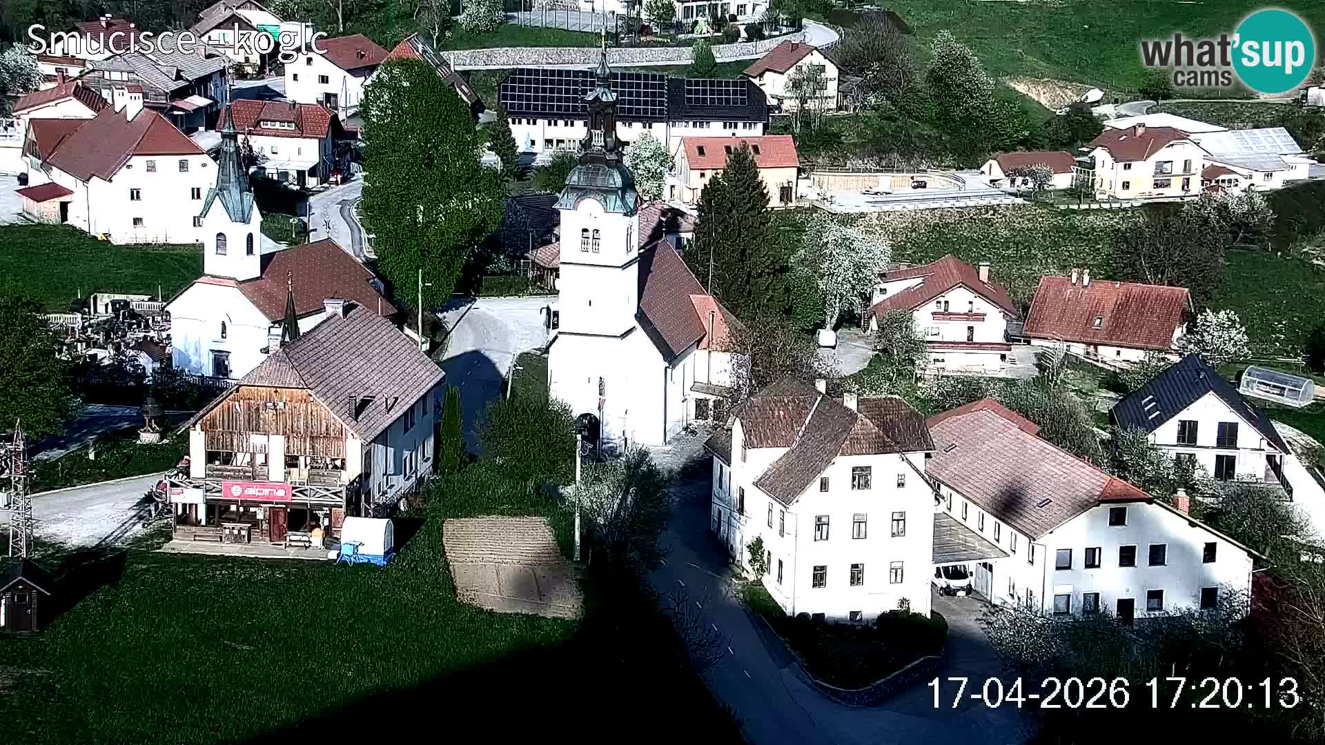 Spletna kamera Šentjošt smučišče – Pogled v živo na zgornji del proge