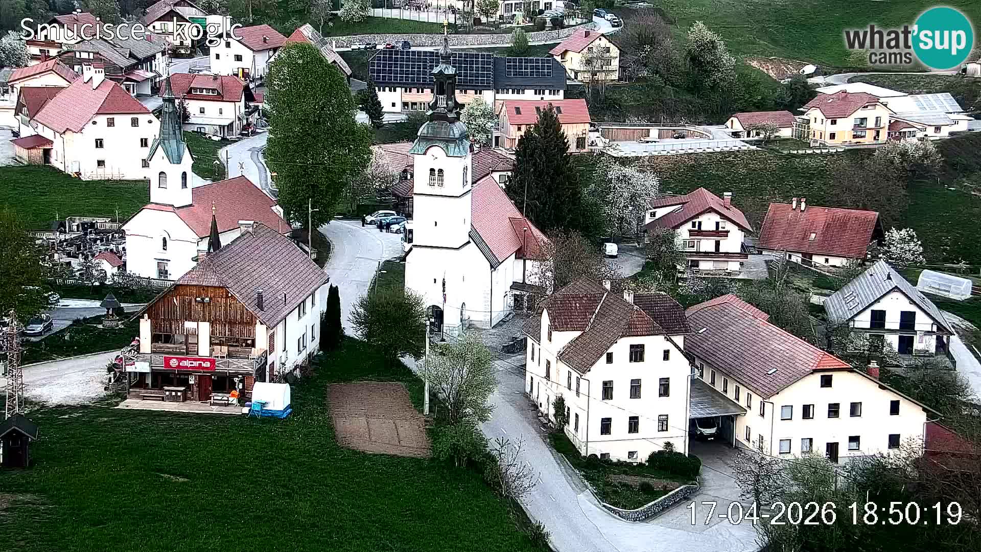 Spletna kamera Šentjošt smučišče – Pogled v živo na zgornji del proge