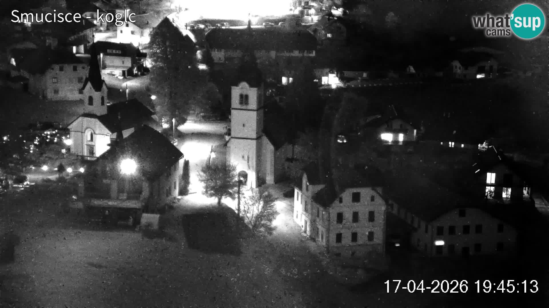 Webcam Šentjošt sci – Vista live sulla parte alta della pista