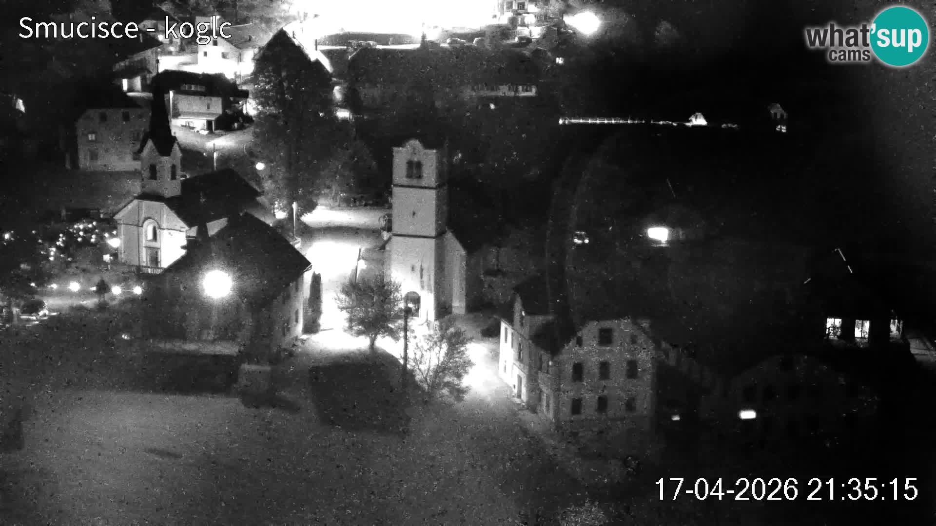 Webcam Šentjošt sci – Vista live sulla parte alta della pista