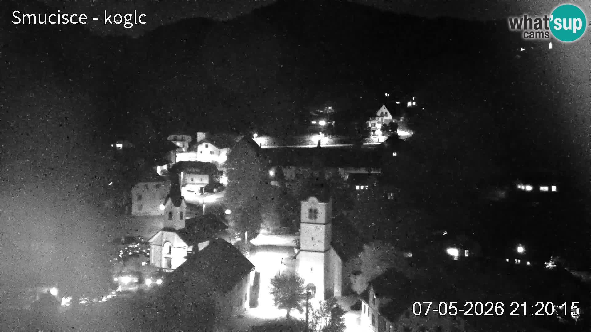 Webcam Šentjošt sci – Vista live sulla parte alta della pista