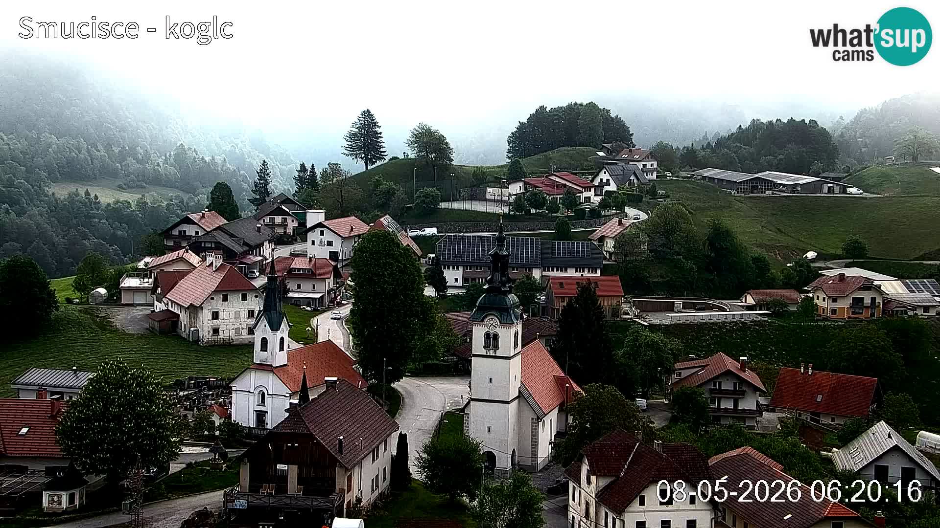 Spletna kamera Šentjošt smučišče – Pogled v živo na zgornji del proge