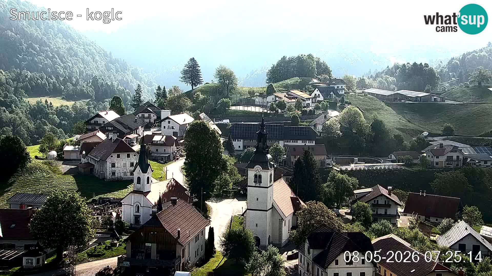 Spletna kamera Šentjošt smučišče – Pogled v živo na zgornji del proge