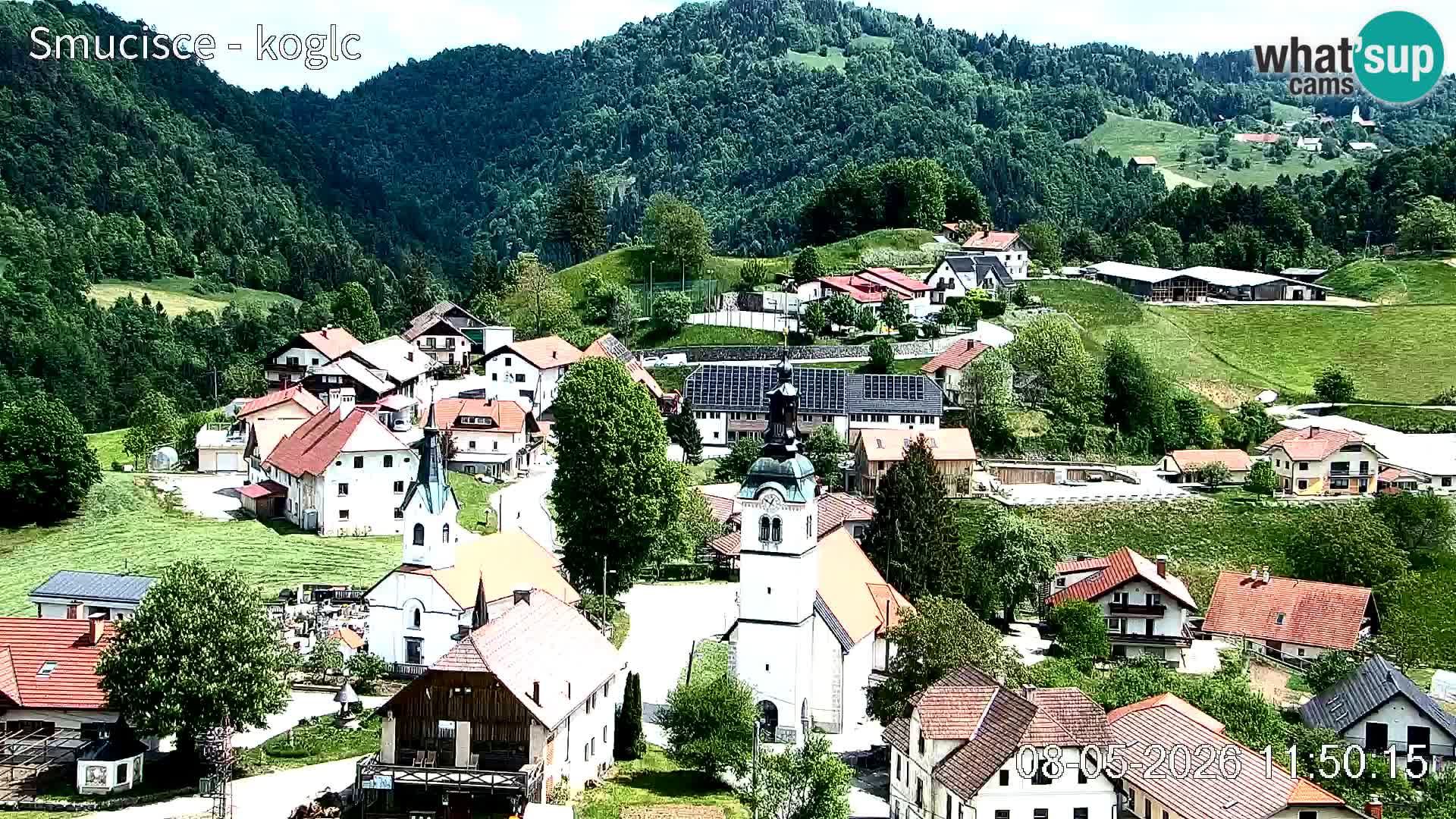 Spletna kamera Šentjošt smučišče – Pogled v živo na zgornji del proge