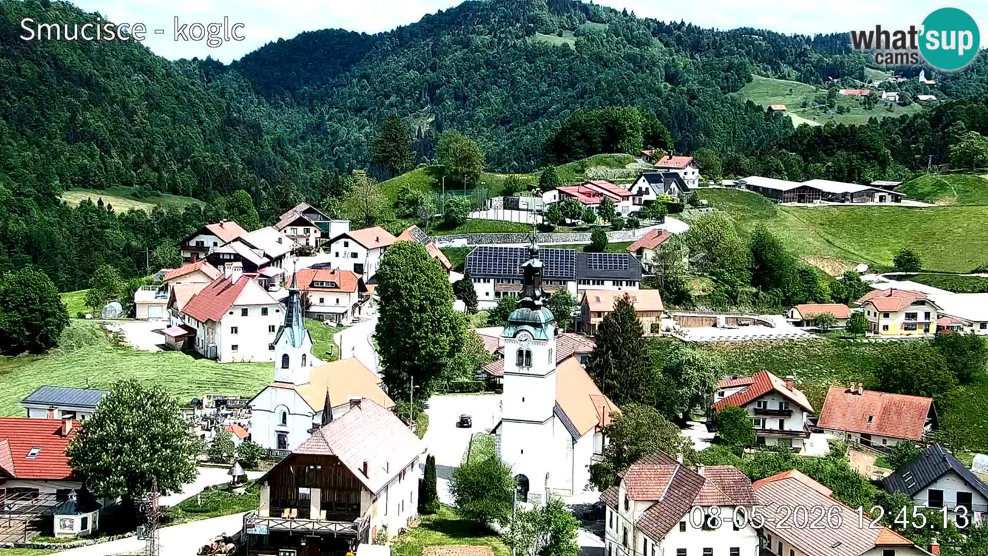 Webcam station de ski Šentjošt – Vue en direct des pistes supérieures