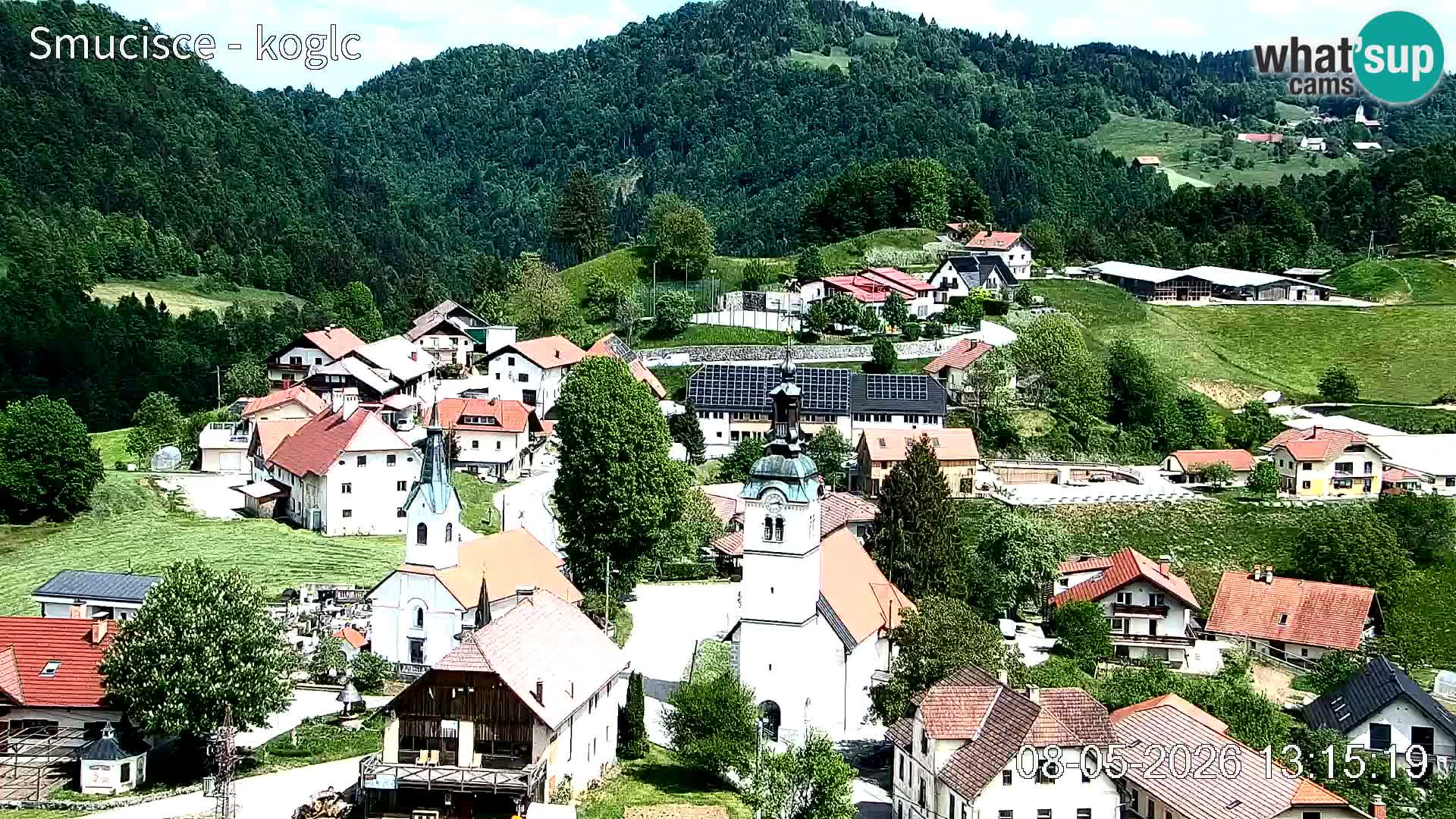 Spletna kamera Šentjošt smučišče – Pogled v živo na zgornji del proge