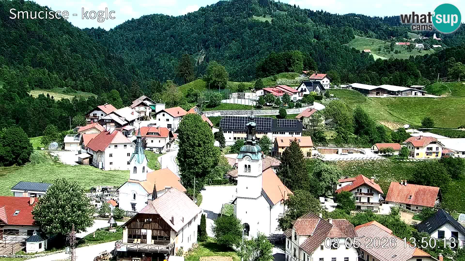 Webcam Šentjošt sci – Vista live sulla parte alta della pista