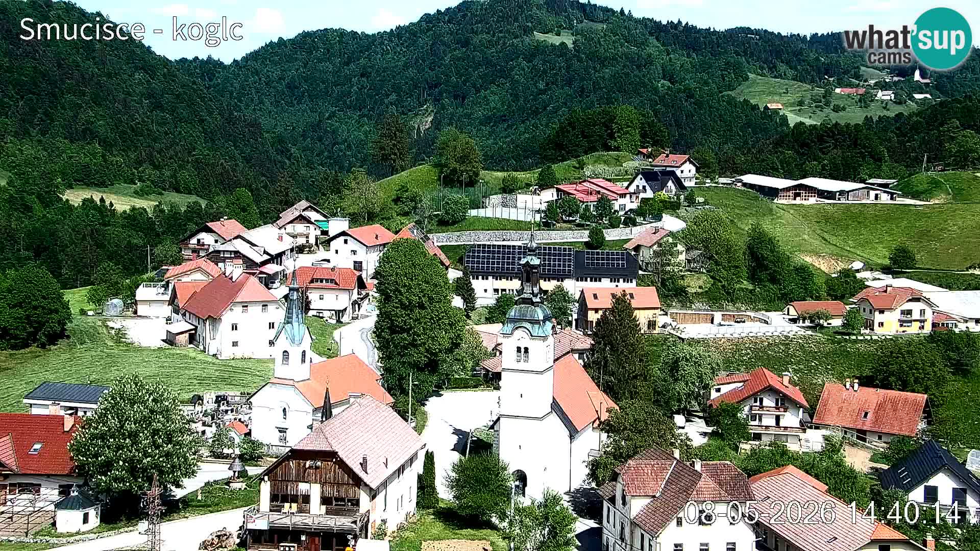 Spletna kamera Šentjošt smučišče – Pogled v živo na zgornji del proge