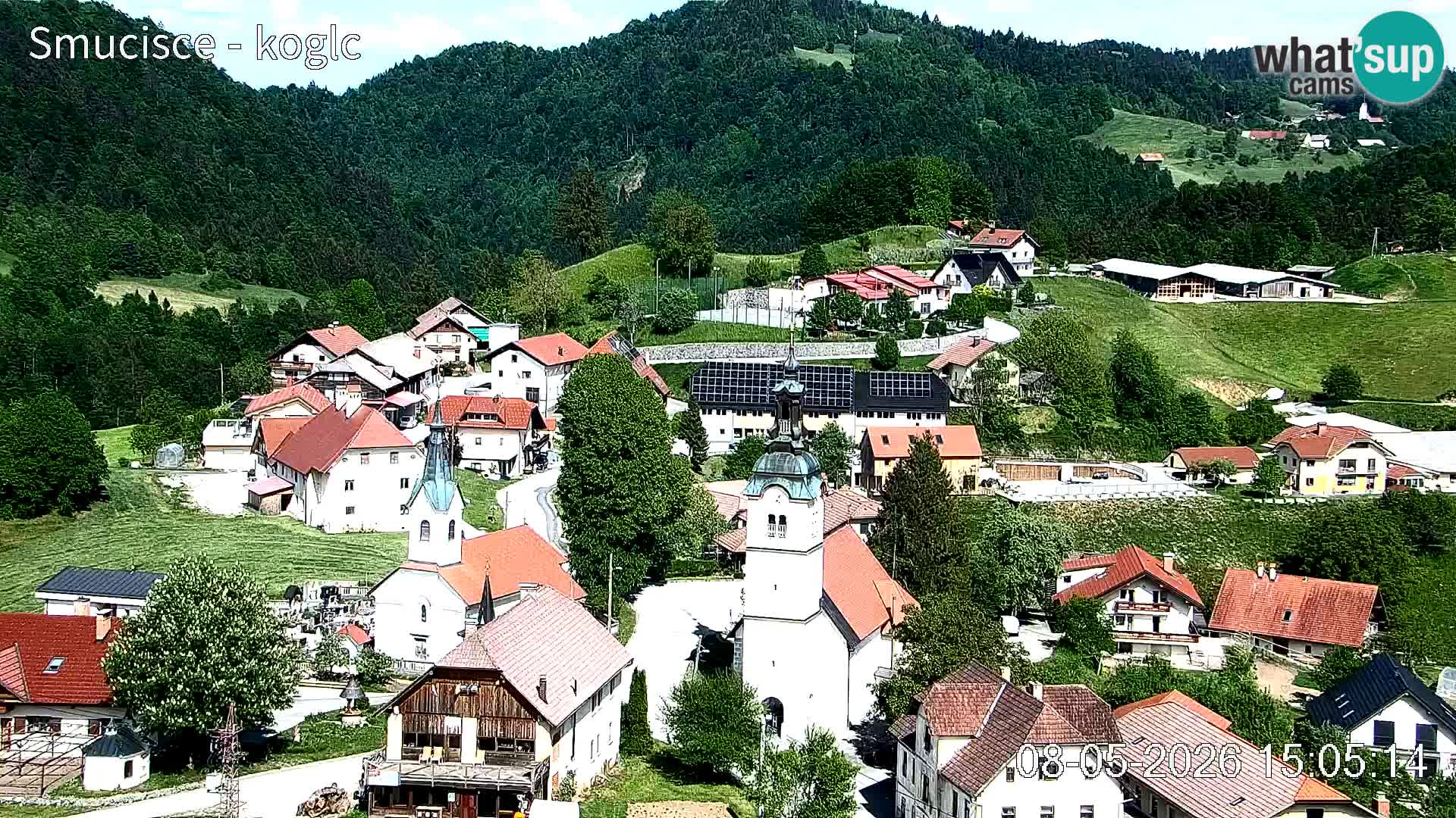 Webcam station de ski Šentjošt – Vue en direct des pistes supérieures