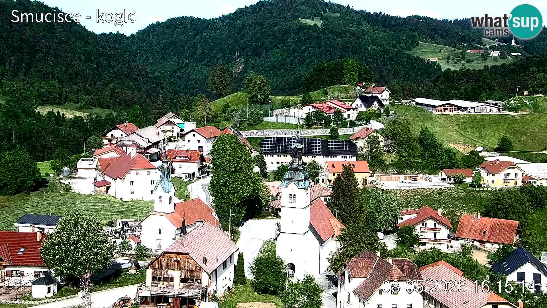 Spletna kamera Šentjošt smučišče – Pogled v živo na zgornji del proge