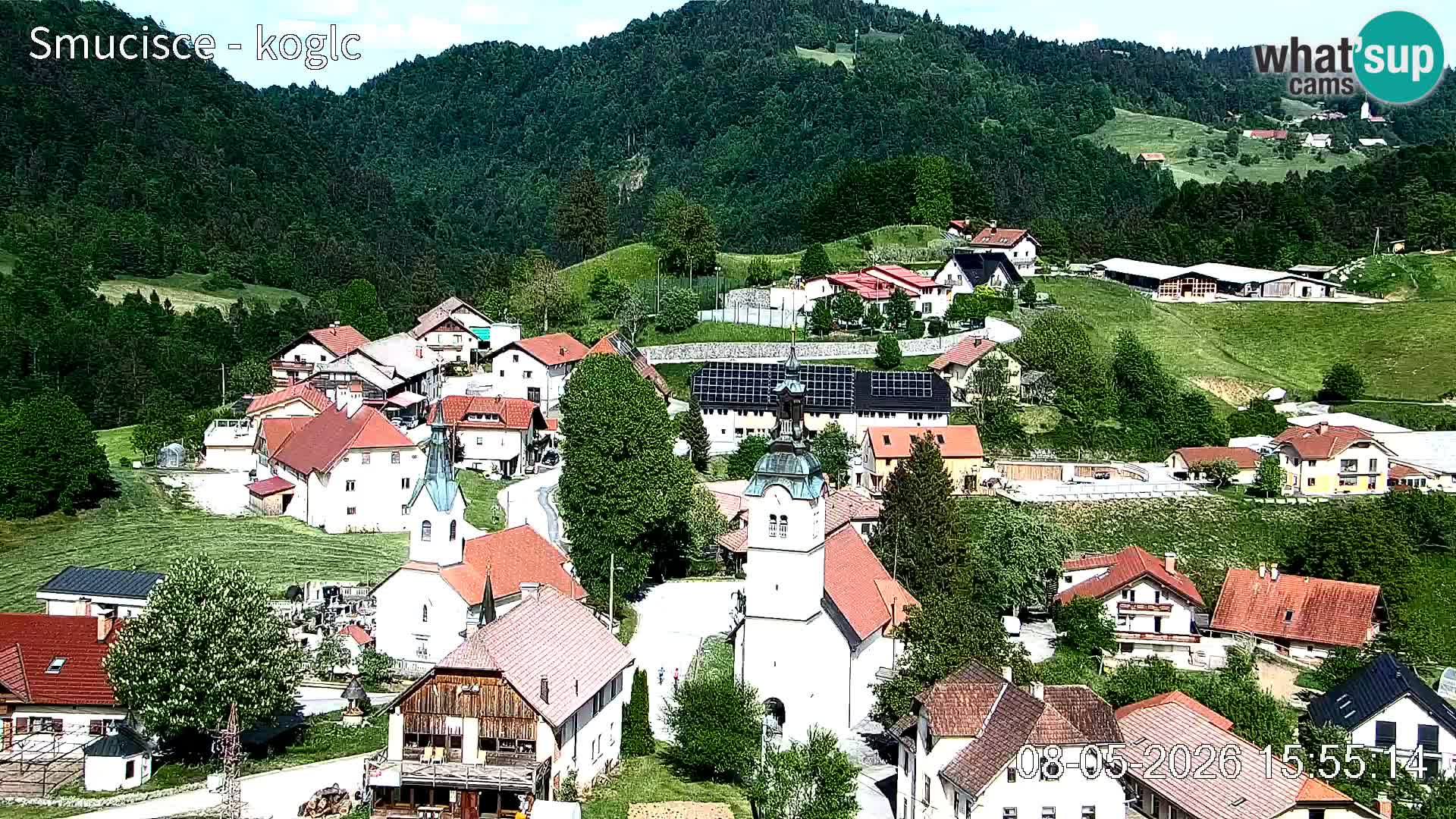 Spletna kamera Šentjošt smučišče – Pogled v živo na zgornji del proge