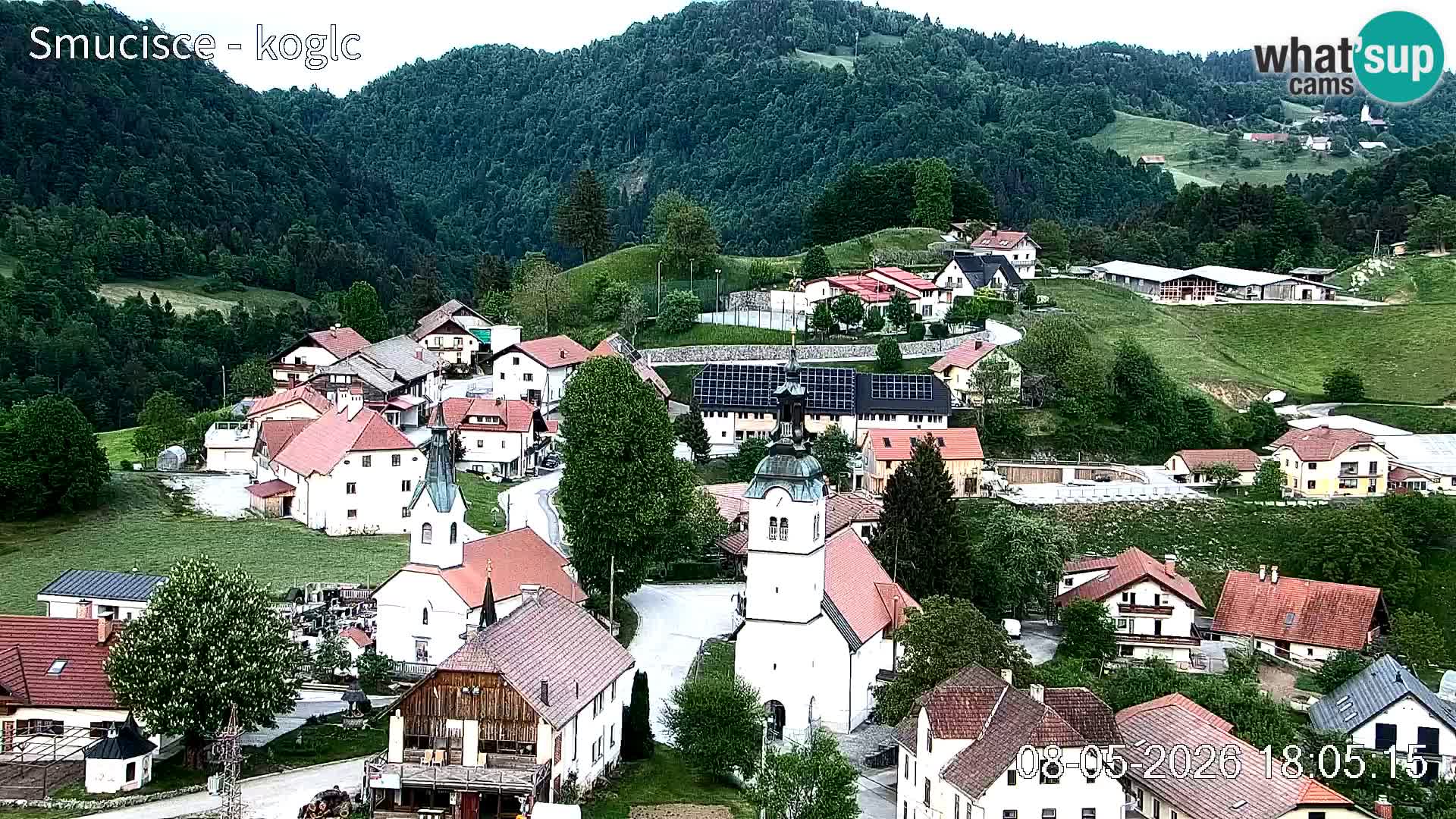 Spletna kamera Šentjošt smučišče – Pogled v živo na zgornji del proge