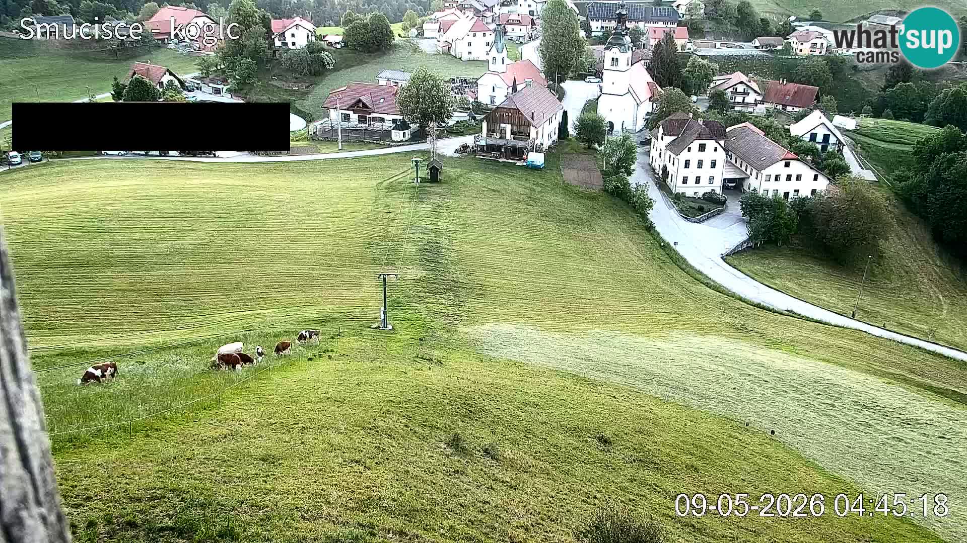 Skikamera Šentjošt – Liveblick auf den oberen Pistenbereich