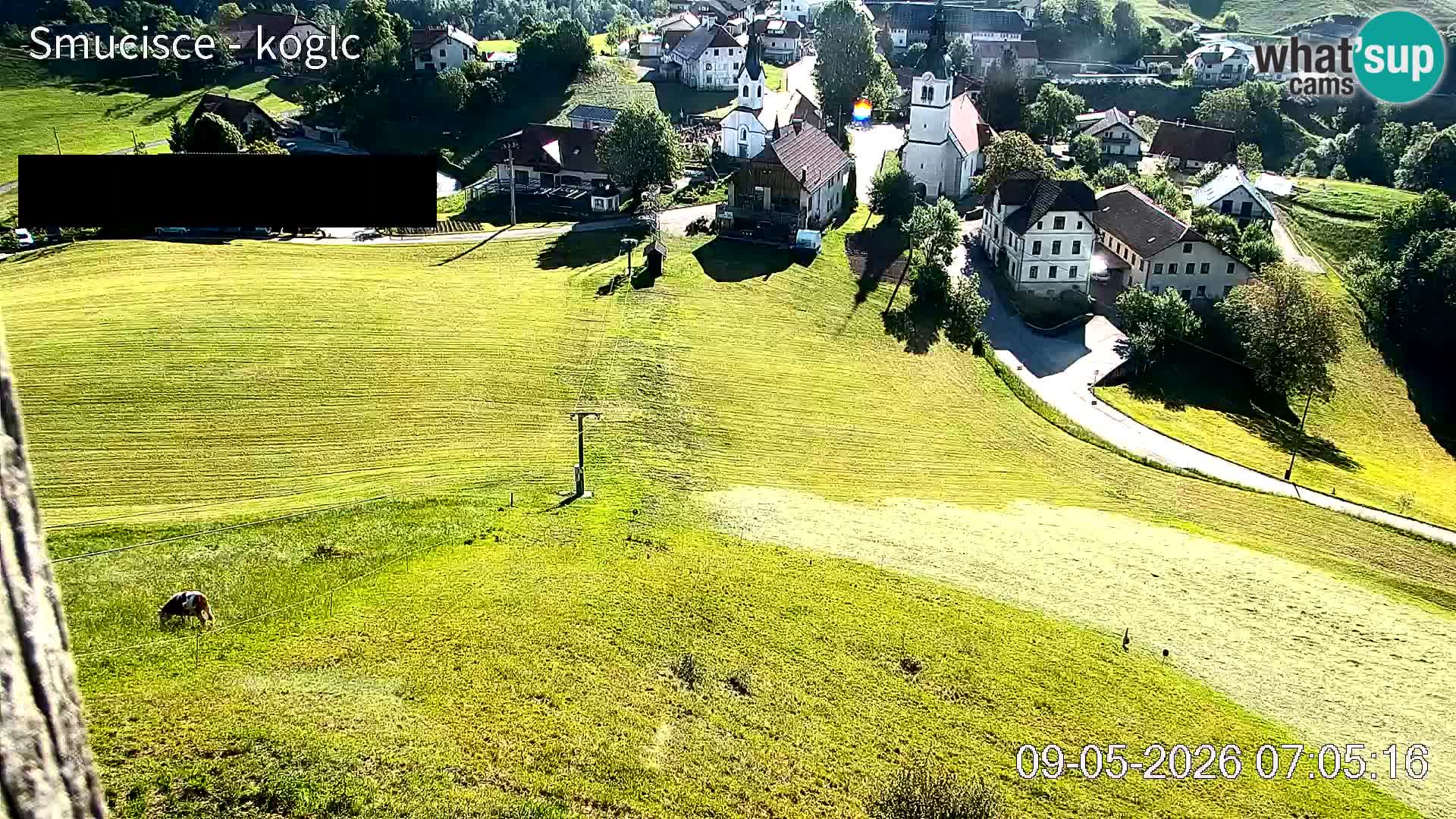 Skikamera Šentjošt – Liveblick auf den oberen Pistenbereich
