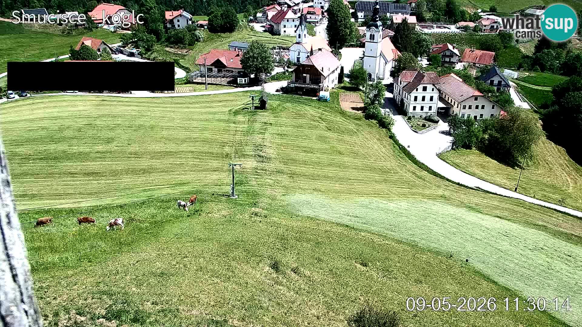 Skikamera Šentjošt – Liveblick auf den oberen Pistenbereich