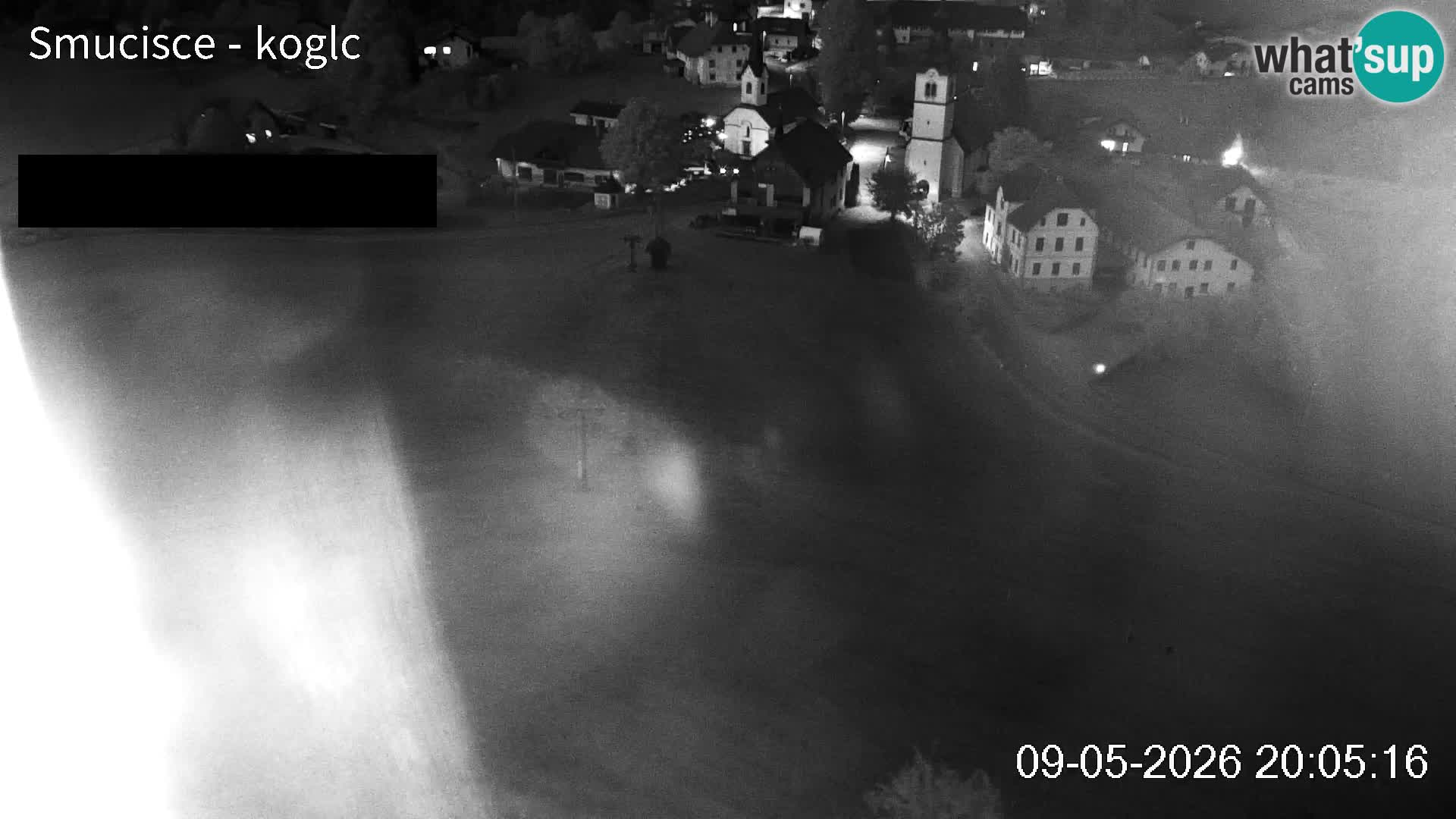 Webcam Šentjošt sci – Vista live sulla parte alta della pista