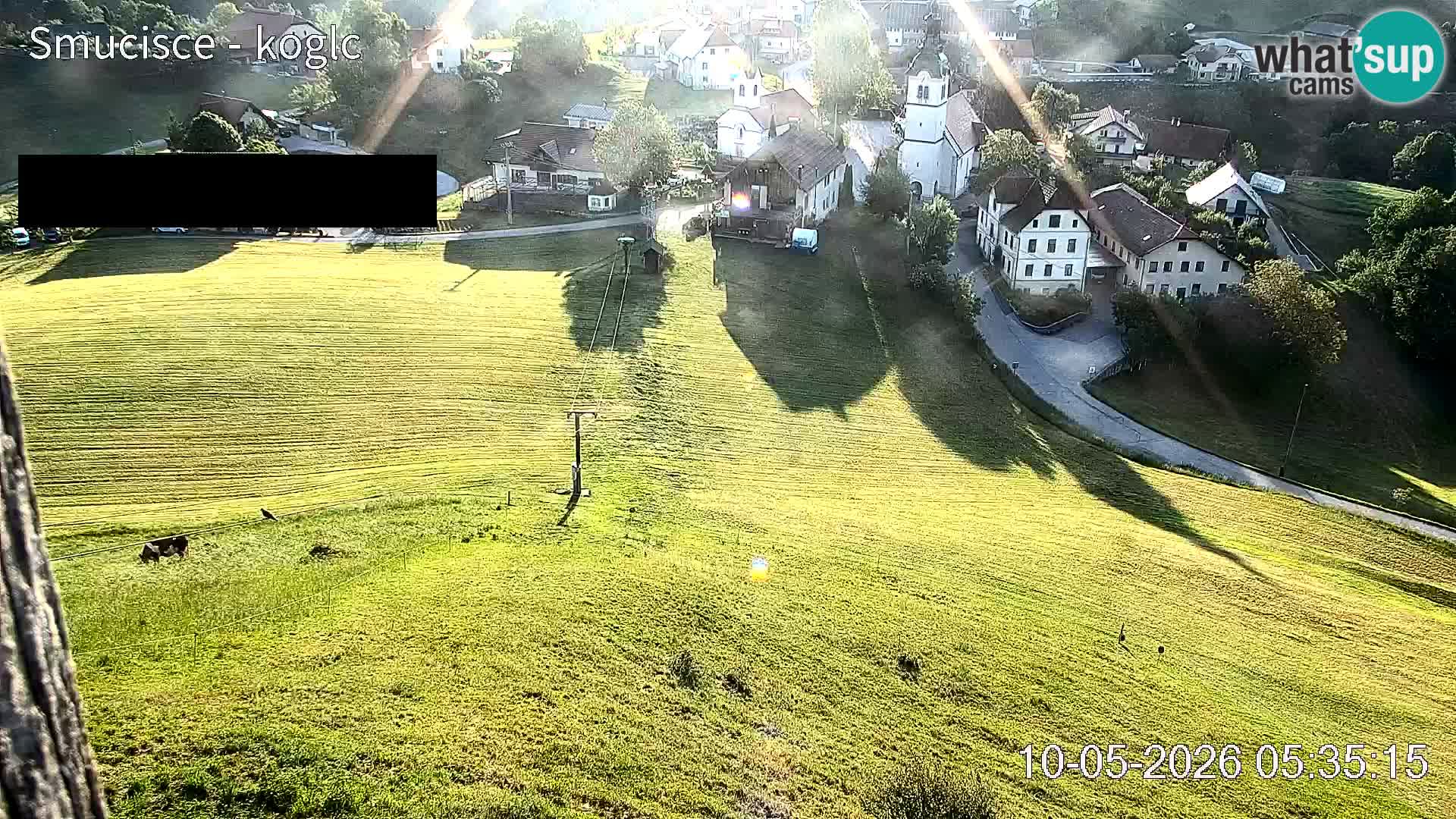 Webcam Šentjošt sci – Vista live sulla parte alta della pista