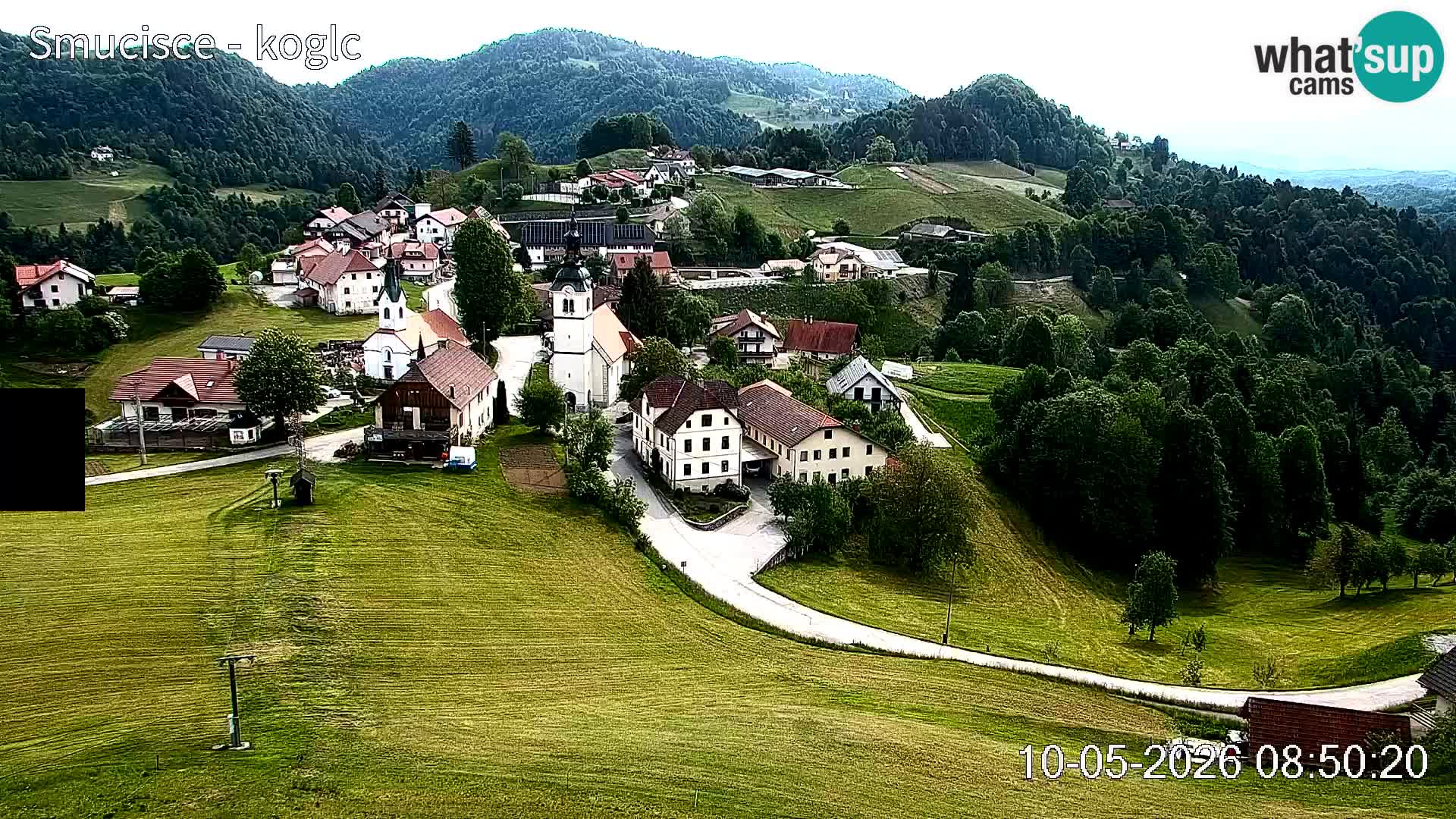 Webcam estación de esquí Šentjošt – Vista en vivo de la pista superior