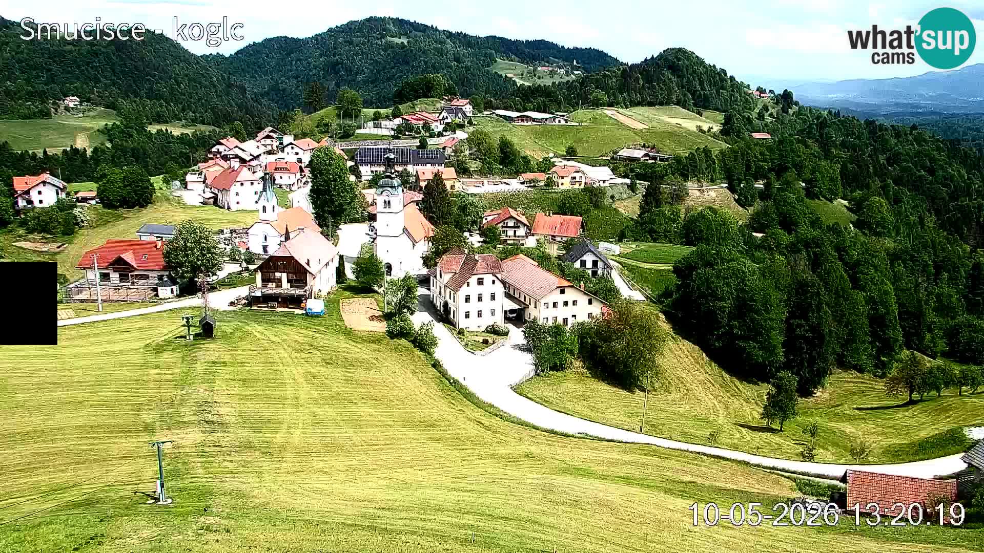 Webcam estación de esquí Šentjošt – Vista en vivo de la pista superior