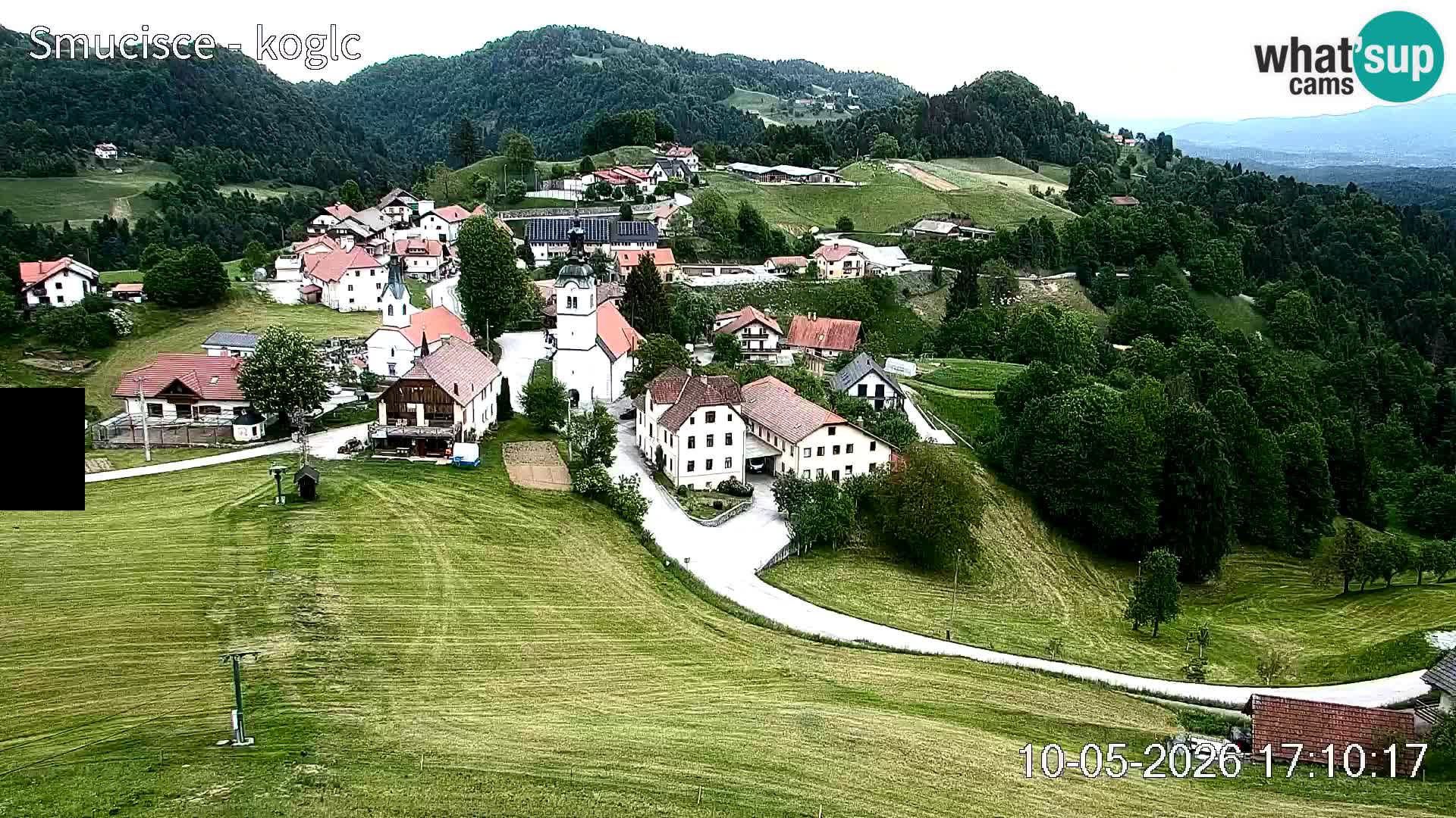 Web kamera Šentjošt skijalište – Pogled uživo na gornji dio staze