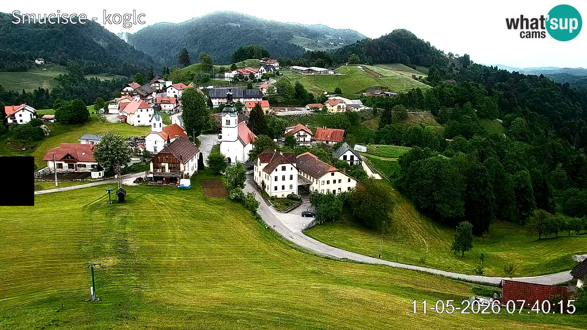 Webcam station de ski Šentjošt – Vue en direct des pistes supérieures