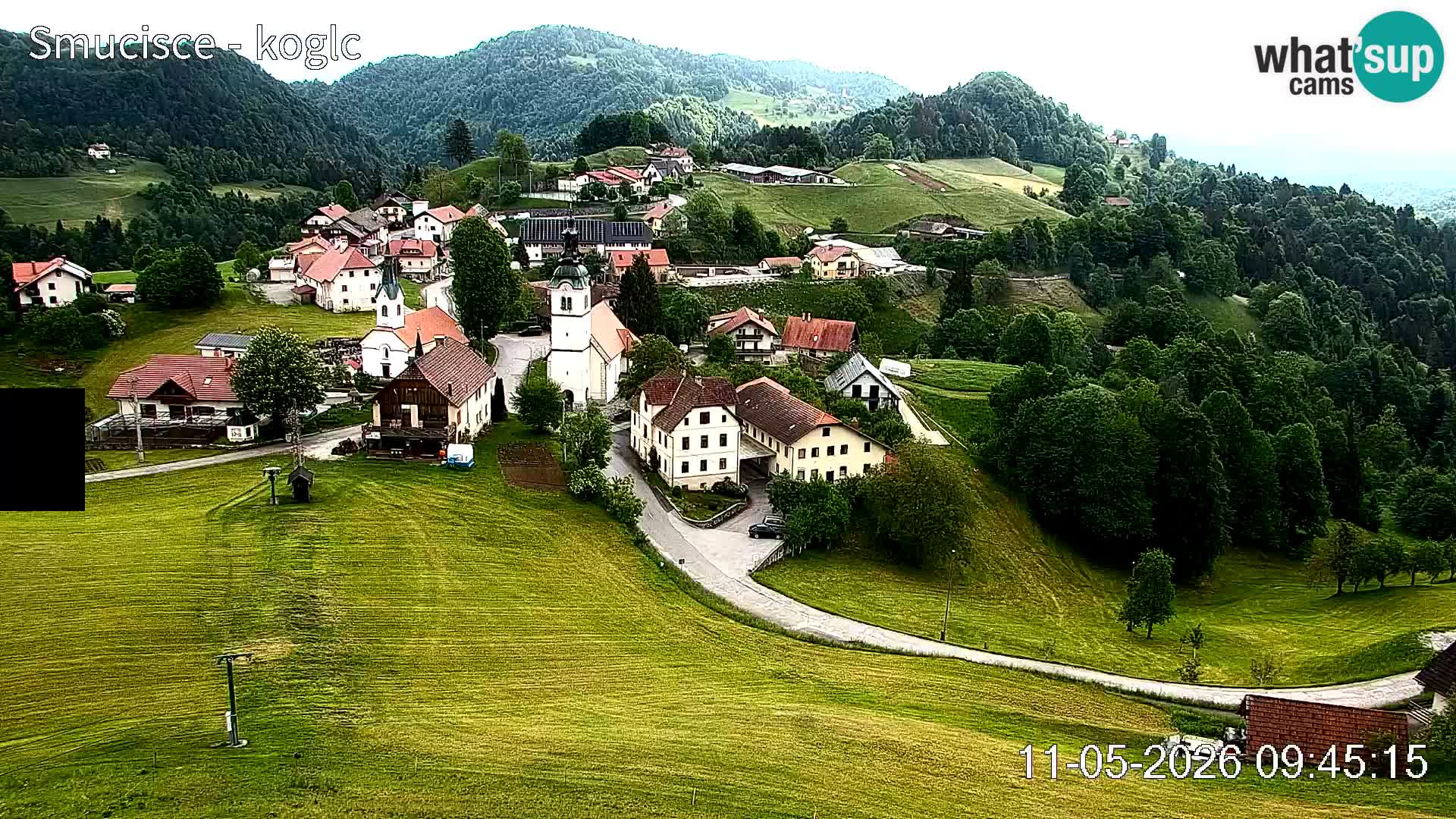 Webcam station de ski Šentjošt – Vue en direct des pistes supérieures