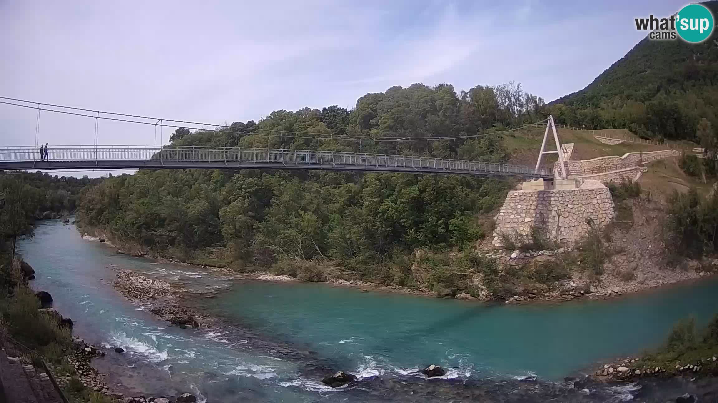 Webcam Soča River – Solkan – Building the bicycle bridge