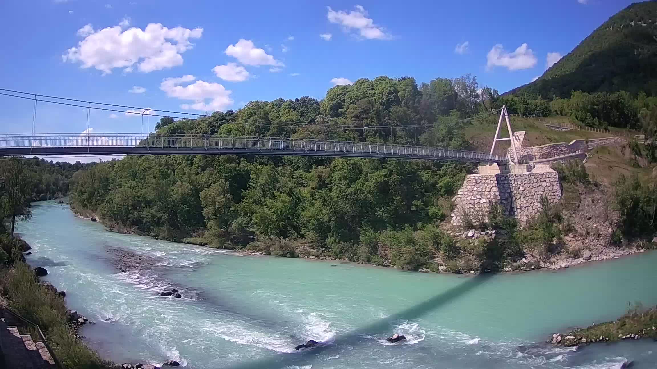 Webcam Soča River – Solkan – bicycle bridge