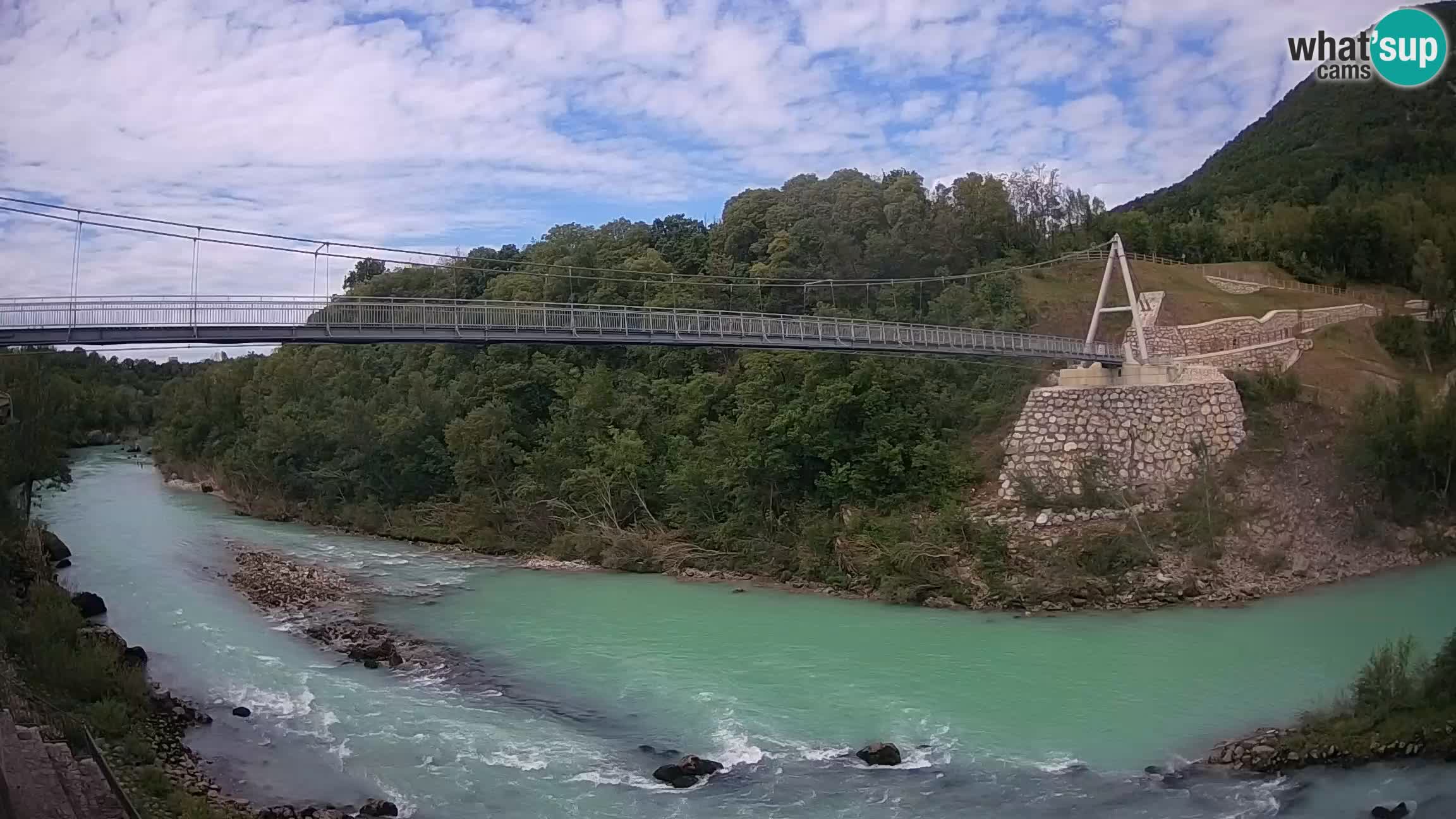 Webcam Soča River – Solkan – bicycle bridge