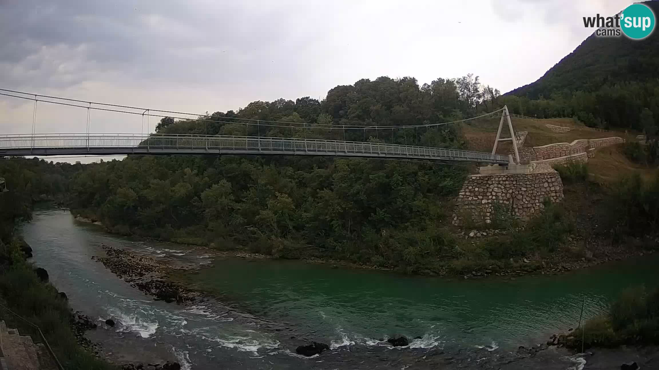 Webcam Soča River – Solkan – bicycle bridge