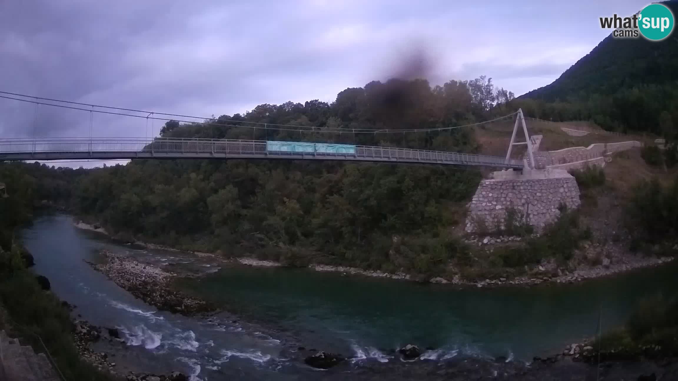 Webcam Soča River – Solkan – bicycle bridge