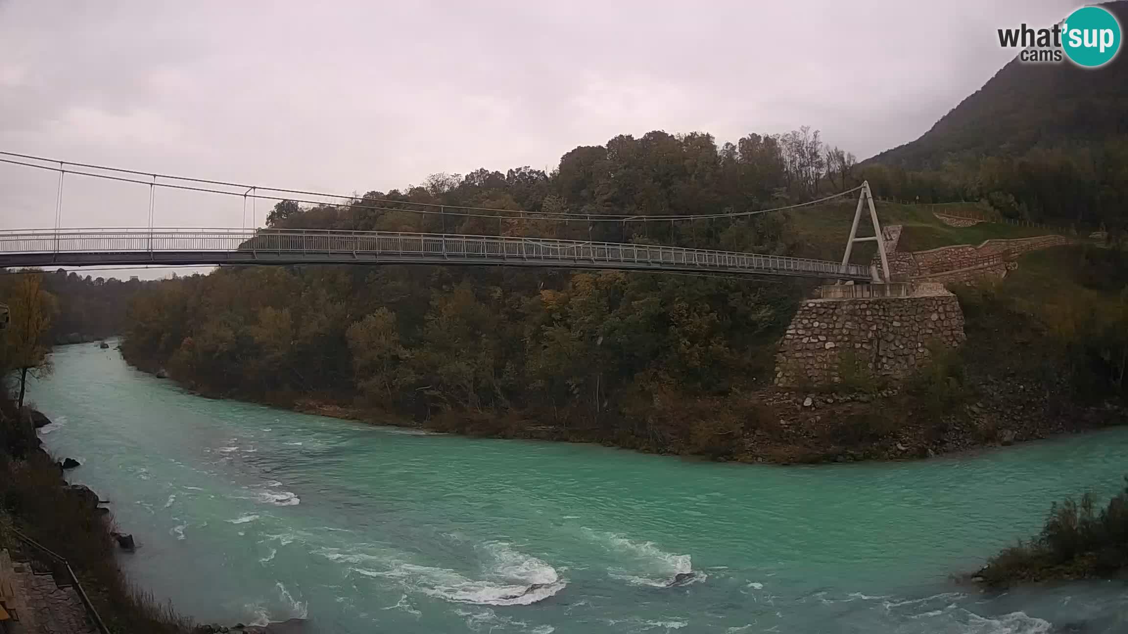 Webcam Soča River – Solkan – bicycle bridge