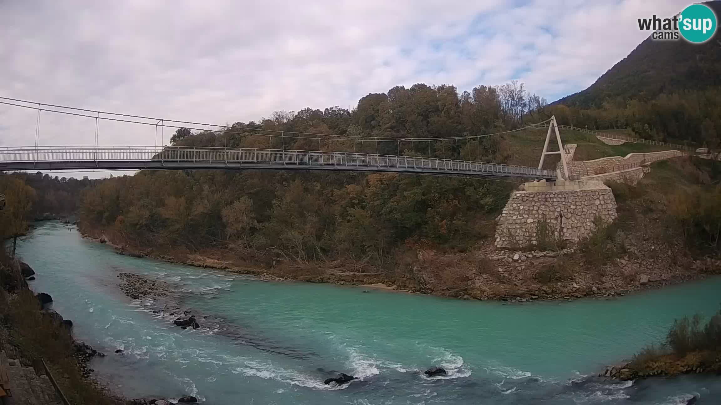 Webcam Soča River – Solkan – bicycle bridge