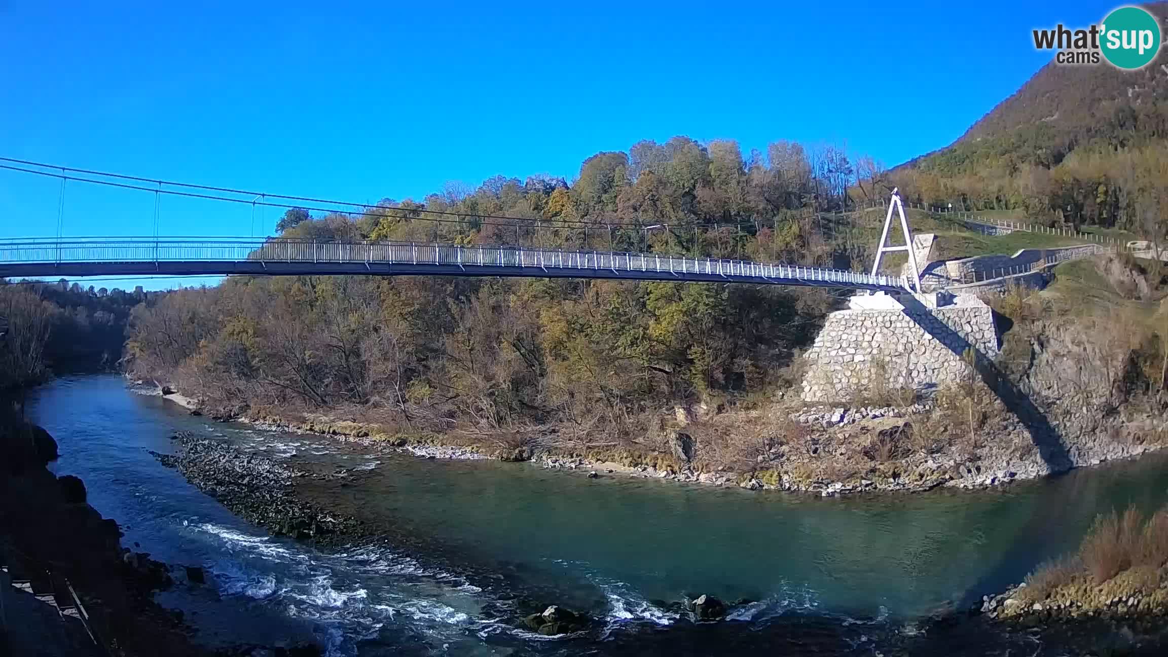 Webcam Soča River – Solkan – bicycle bridge