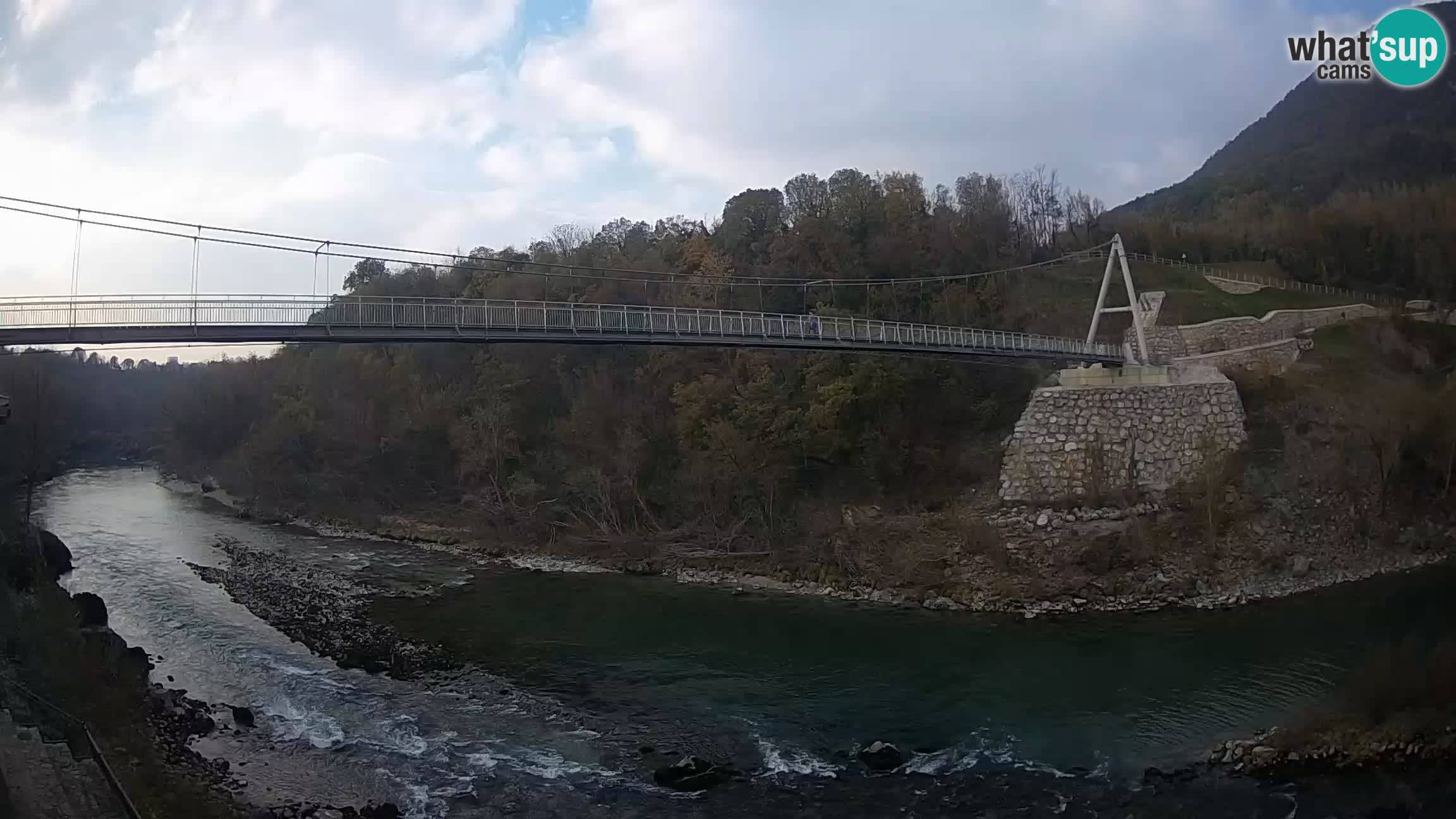 Webcam Soča River – Solkan – bicycle bridge