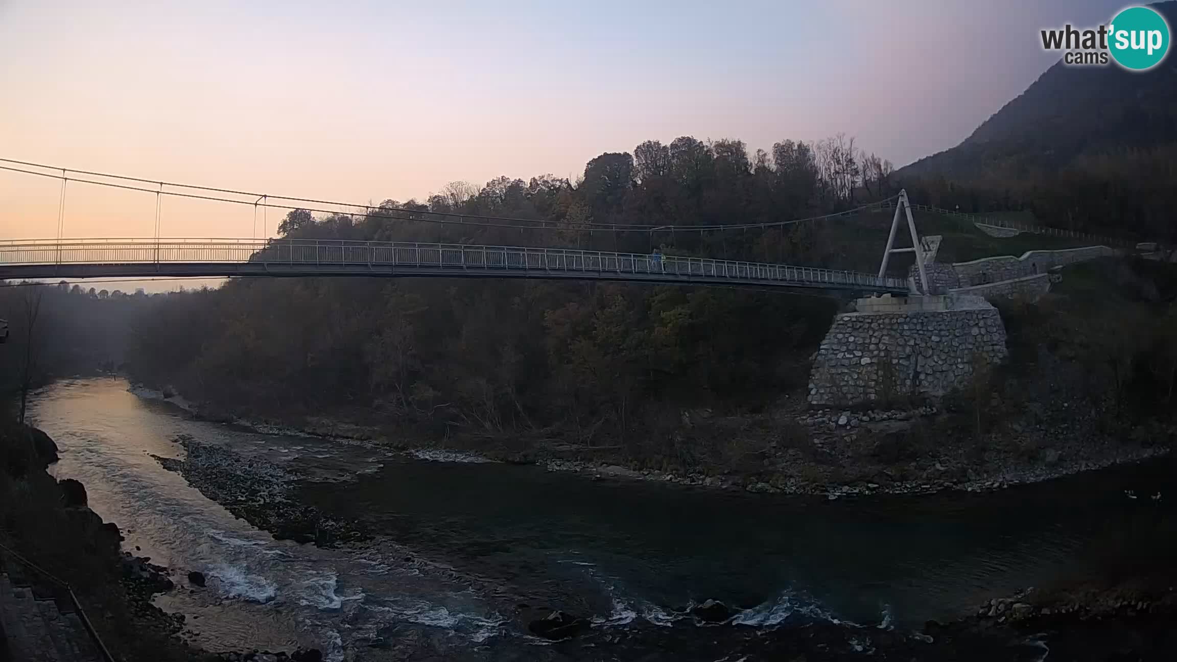 Webcam Soča River – Solkan – bicycle bridge