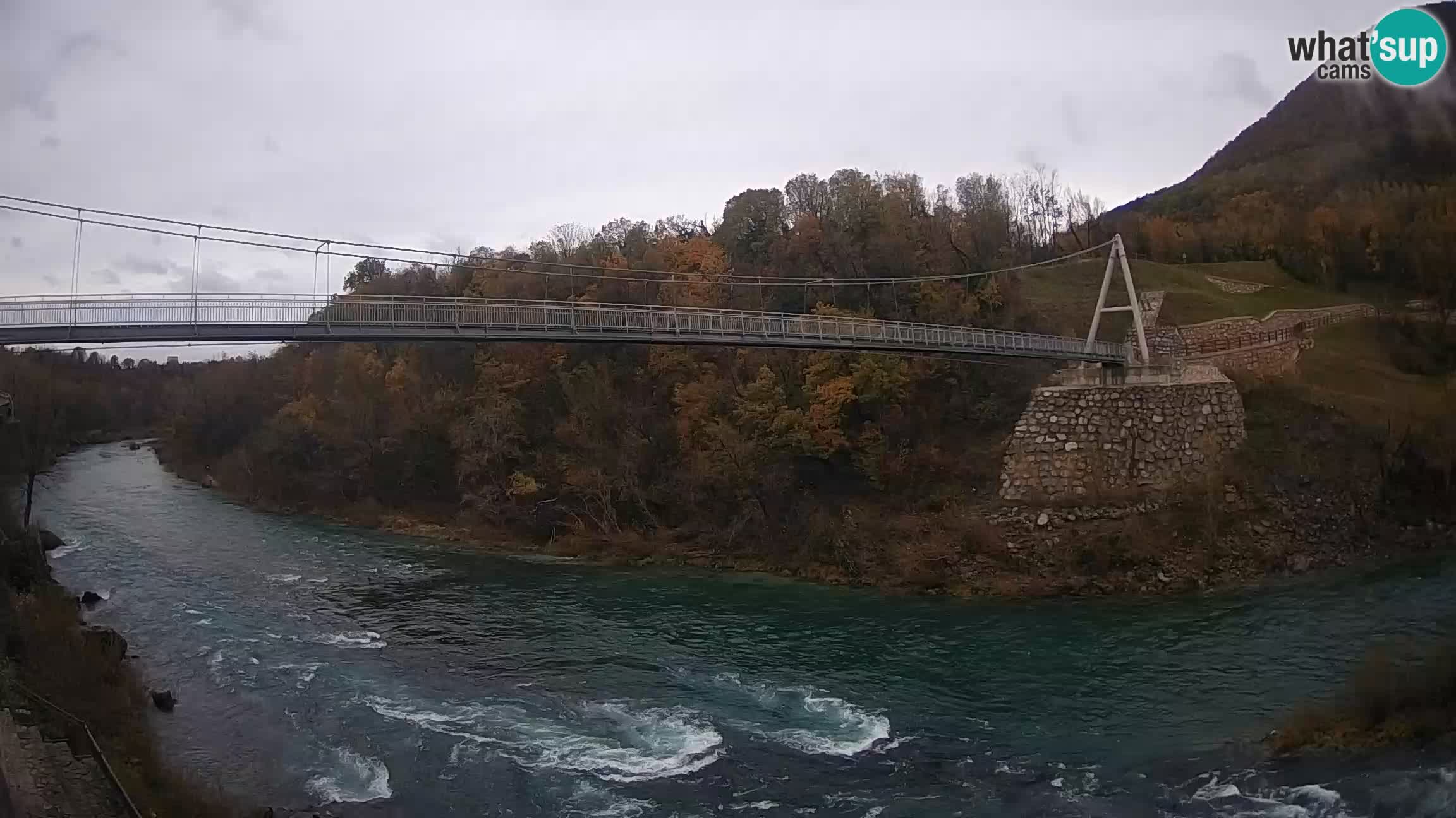 Brv čez reko Sočo – Solkan Spletna kamera