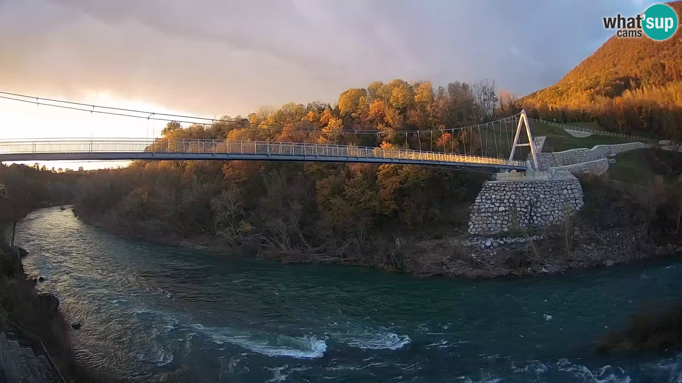 Brv čez reko Sočo – Solkan Spletna kamera