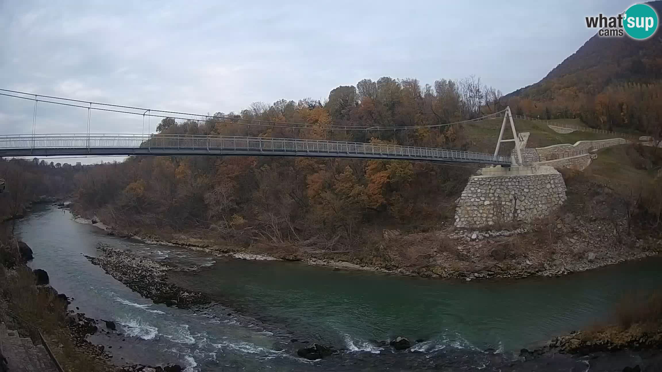 Brv čez reko Sočo – Solkan Spletna kamera