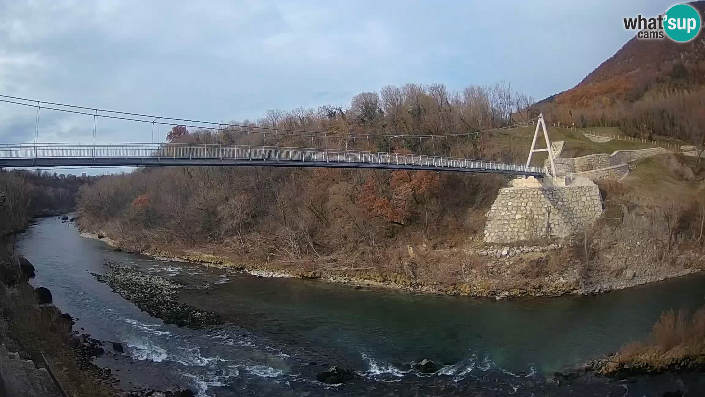 Brv čez reko Sočo – Solkan Spletna kamera