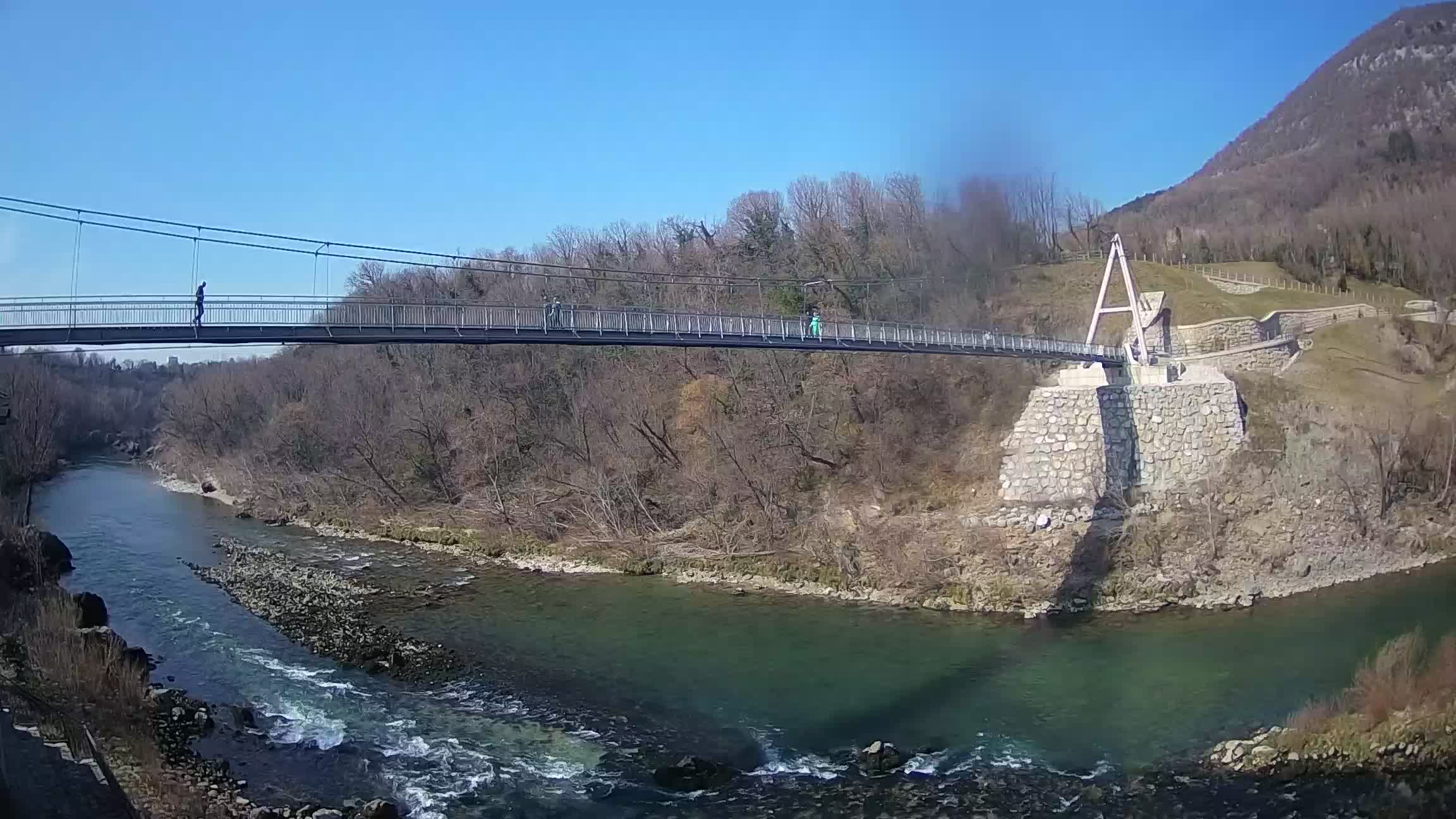 Webcam Soča River – Solkan – bicycle bridge