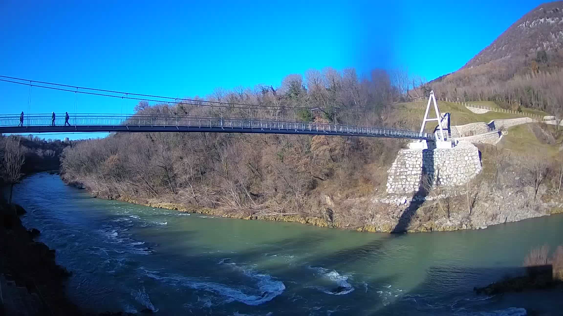 Webcam Soča River – Solkan – bicycle bridge