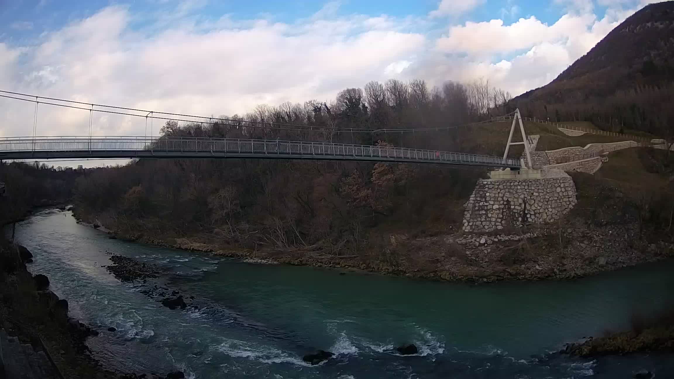 Webcam Soča River – Solkan – bicycle bridge