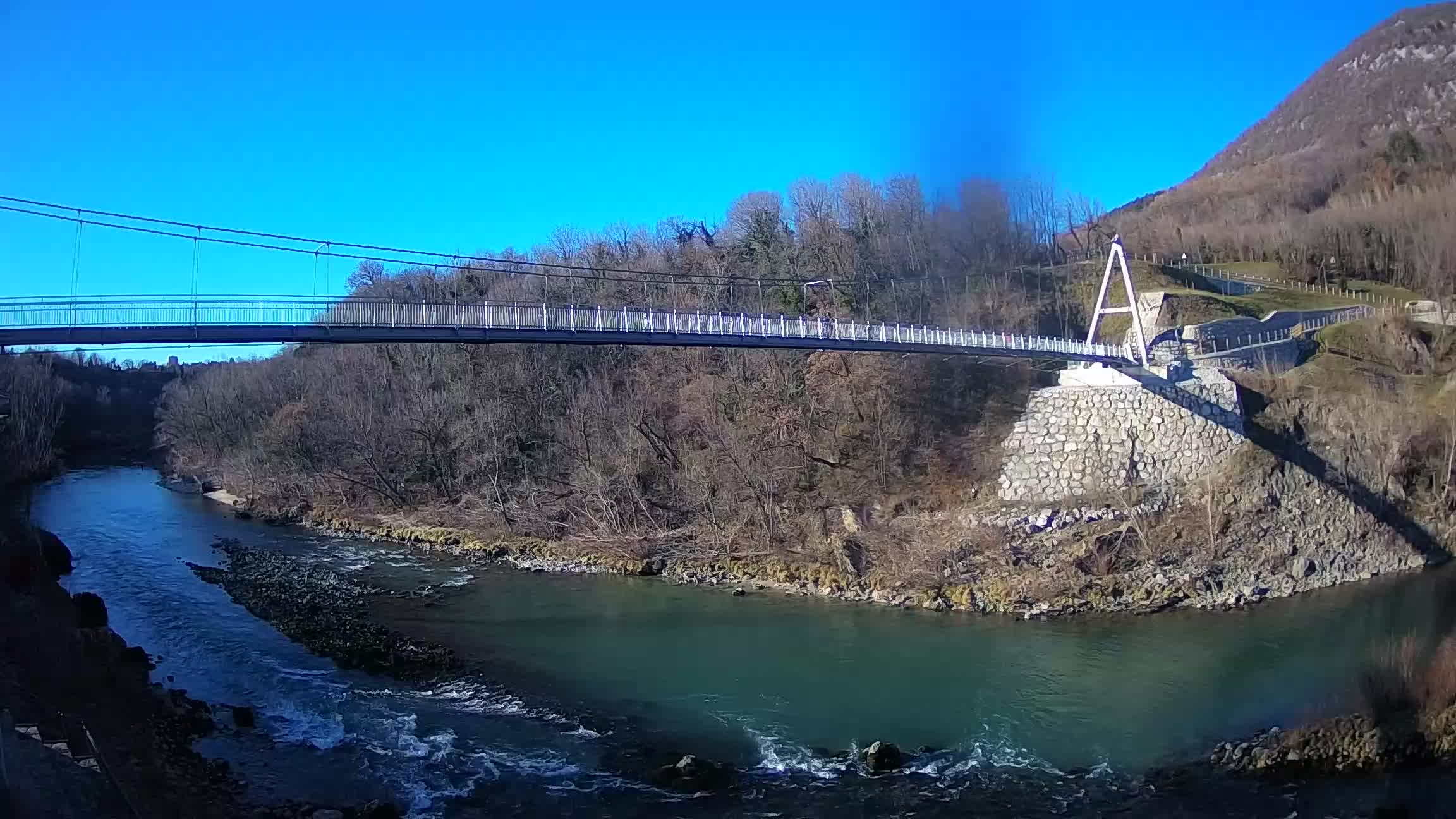 Webcam Soča River – Solkan – bicycle bridge