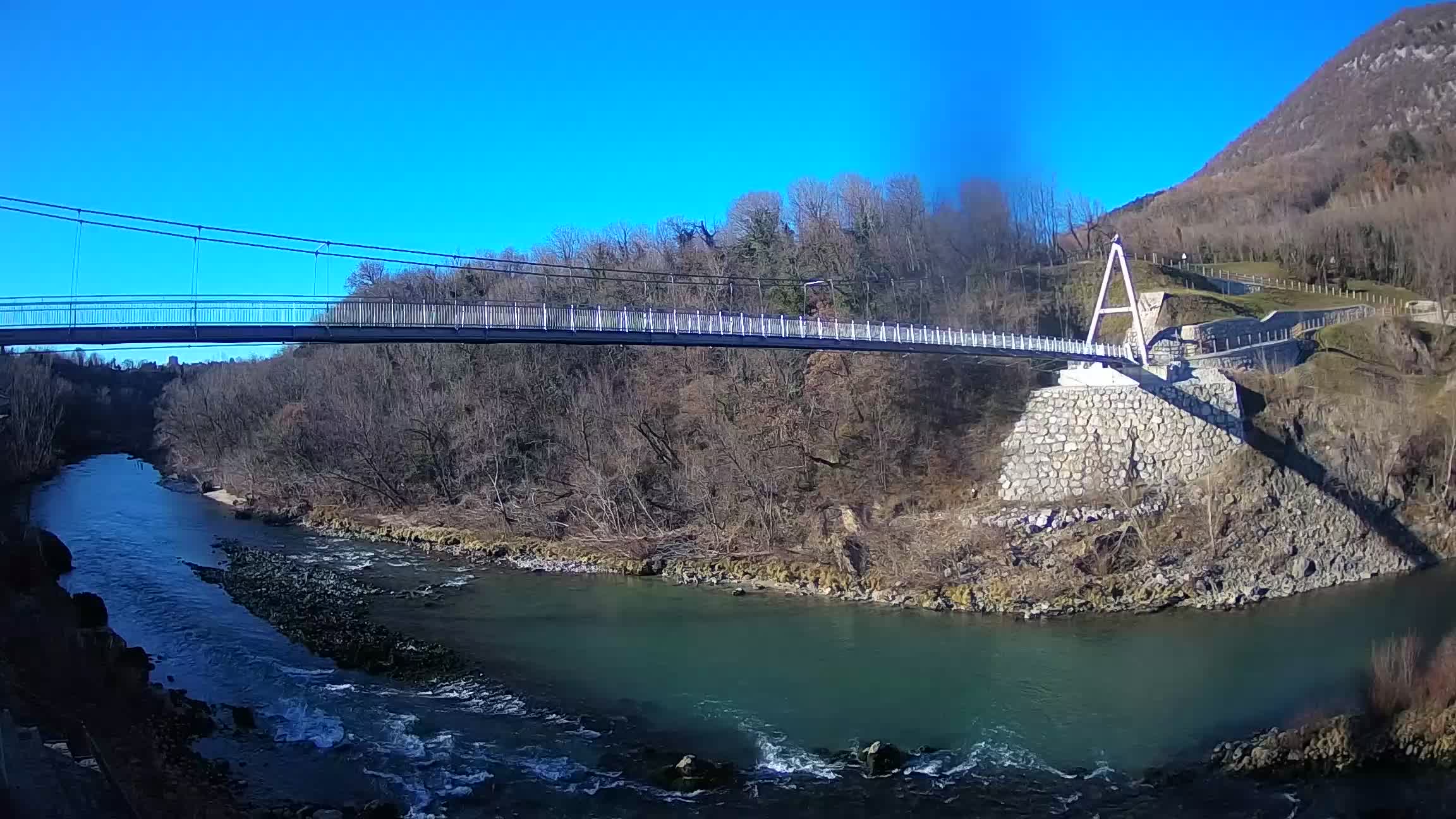 Webcam Soča River – Solkan – bicycle bridge