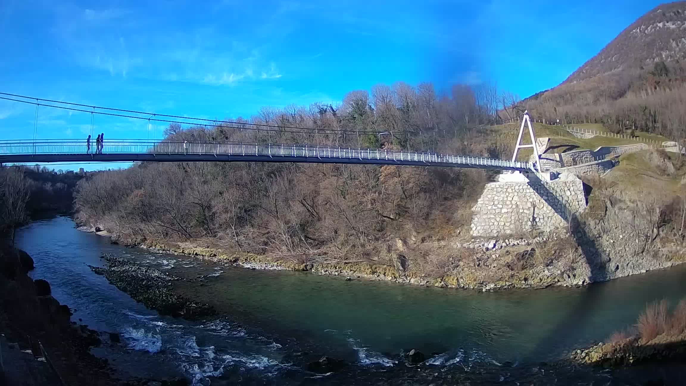 Webcam Soča River – Solkan – bicycle bridge