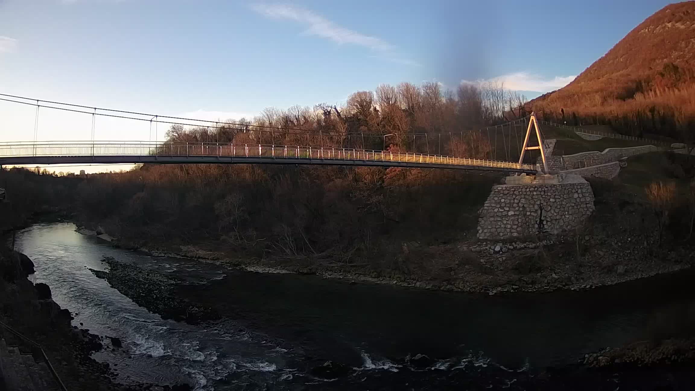 Webcam Soča River – Solkan – bicycle bridge