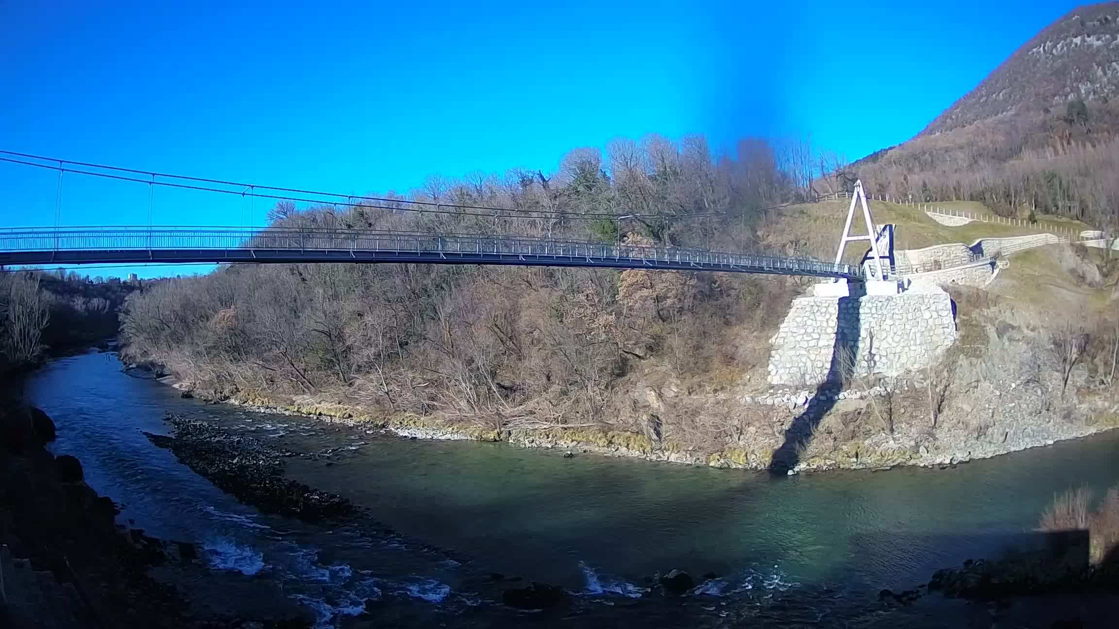 Webcam Soča River – Solkan – bicycle bridge