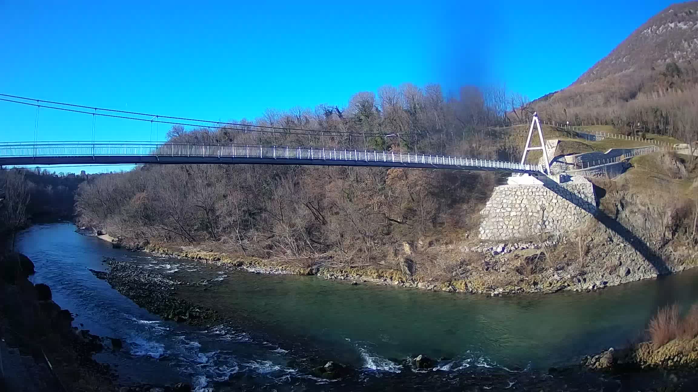 Webcam Soča River – Solkan – bicycle bridge