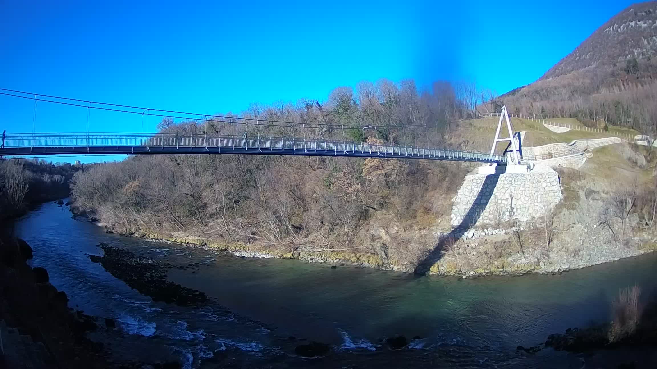 Webcam Soča River – Solkan – bicycle bridge